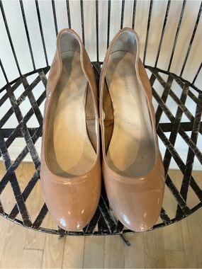 Jeffrey Campbell Nude Patent Ballet heel